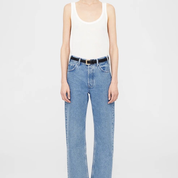 Anine Bing Gavin Jeans Clean Blue - Picture 1 of 4